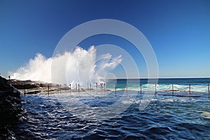 Waves Crashing Over the Bogey Hole photo