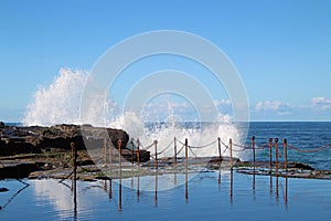 Waves Crashing Over the Bogey Hole photo
