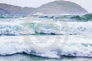 Waves at Derrynane Beach