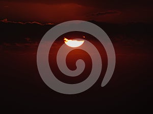 Waves of the ebbing sun