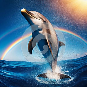 Waves\' Harmony - Dolphins in Ocean Ballet