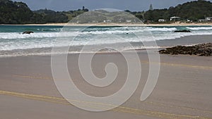 Waves on Matapouri beach