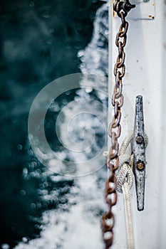 Waves and Mooring Abstract Background