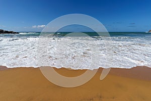 Waves on Playa de Tauro beach, Gran Canaria, Spain photo