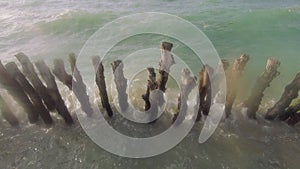 Waves and Poles in St. Malo