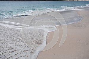 Waves and Rocks at Stormy Beach, Tasmania