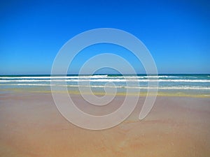 Waves rolling in Daytona Beach, Florida