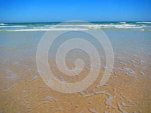 Waves rolling in Daytona Beach, Florida