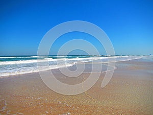 Waves rolling in Daytona Beach, Florida