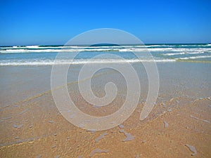 Waves rolling in Daytona Beach, Florida