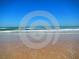 Waves rolling in Daytona Beach, Florida