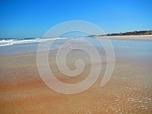 Waves rolling in Daytona Beach, Florida