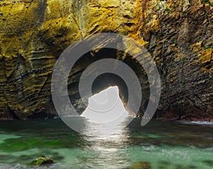 Waves in Ryugu Sea Cave photo