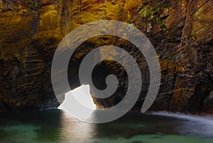 Waves in Ryugu Sea Cave photo
