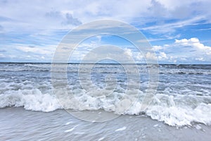 Waves On Sandy Beach Hilton Head Island