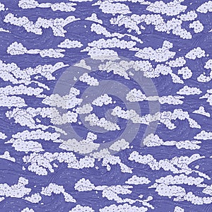 Waves sea ocean seamless pattern. Very peri bursts splash with foam and bubbles. Vector doddle outline sketch background