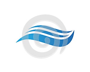 Waves of sea or ocean waves, blue water, splash and gale, vector