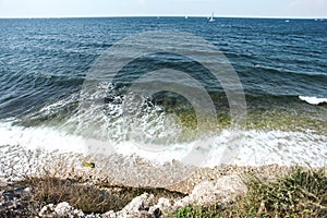 Waves at the sea photo