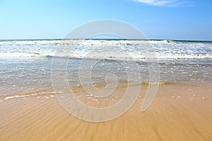 Waves on the shore of the Indian Ocean, Bentota