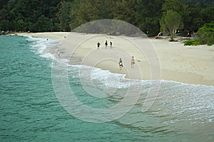 Wide view of Kerachut Beach