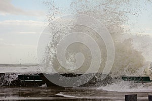 Waves from Superstorm Sandy
