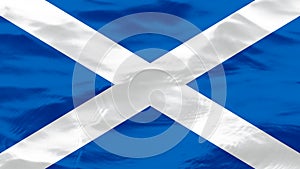 Waves Texture On Scotland Flag