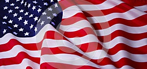 Ondulación Americano bandera 