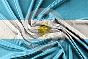 Waving Argentina Flag