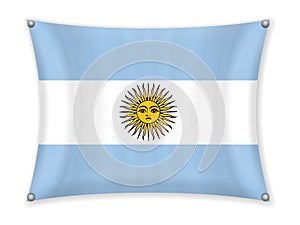 Waving Argentina flag