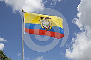 Waving Ecuador Flag