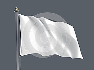 Ondulación bandera  vacío bandera gris 