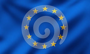 Waving Flag of European Union, Ripple Effect