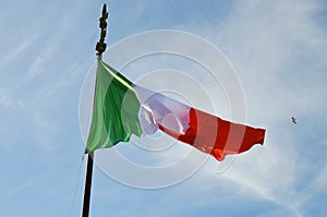 Waving Flag of Italy