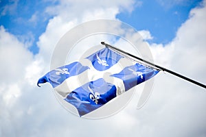 The waving flag of Quebec