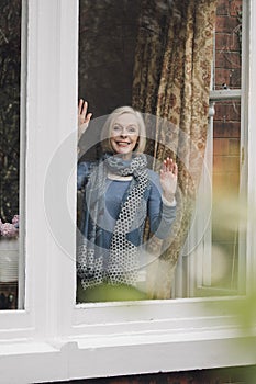 Waving Goodbye To Family