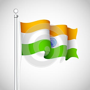 Waving Indian Flag photo