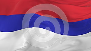 waving looped flag as a background Republic of Srpska