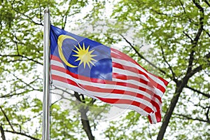 Waving Malaysia Flag, Jalur Gemilang photo