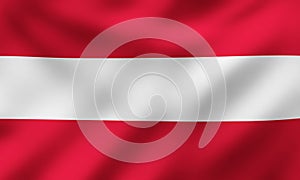 Waving National Flag of Austria, Ripple Effect