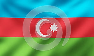 Waving National Flag of Azerbaijan, Ripple Effect