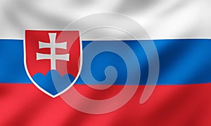 Waving National Flag of Slovakia, Ripple Effect