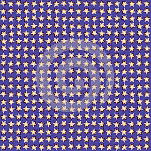 Waving Stars Optical Illusion Seamless Pattern