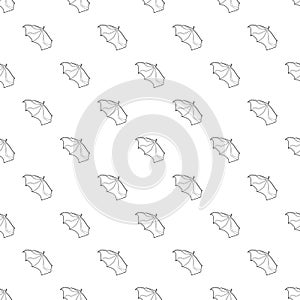 Waving wing pattern vector seamless