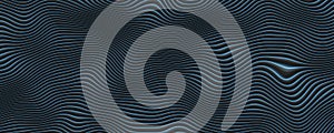 Wavy abstract blue line background