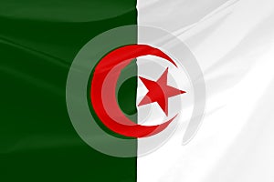Wavy Algeria Flag