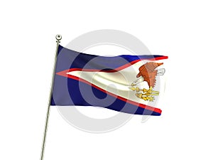 Wavy American Samoa Flag
