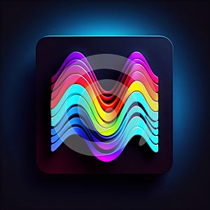 Wavy Audio Wave icon
