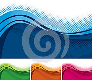 Wavy Background Banner