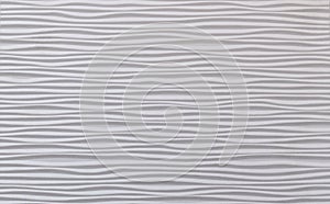 Wavy background. Stripe texture with many lines. Waved pattern. Line art. Gray and white