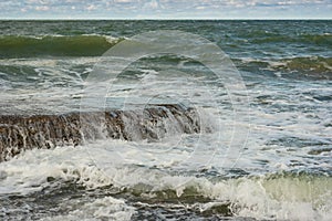 Wavy Baltic Sea